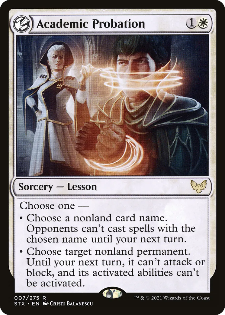 Academic Probation — Strixhaven: School of Mages — Magic: The Gathering