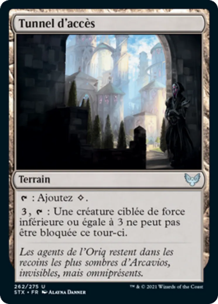 Tunnel d'accès — Strixhaven: School of Mages — Magic: The Gathering