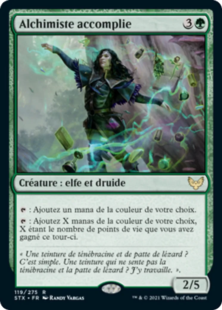 Alchimiste accomplie — Strixhaven: School of Mages — Magic: The Gathering
