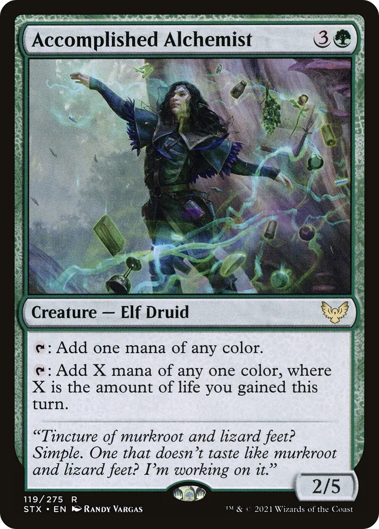 Alchimiste accomplie — Strixhaven: School of Mages — Magic: The Gathering