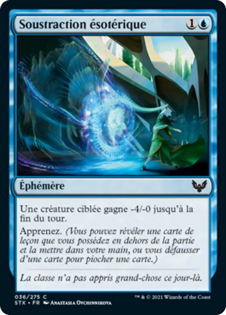Soustraction ésotérique — Strixhaven: School of Mages — Magic: The Gathering