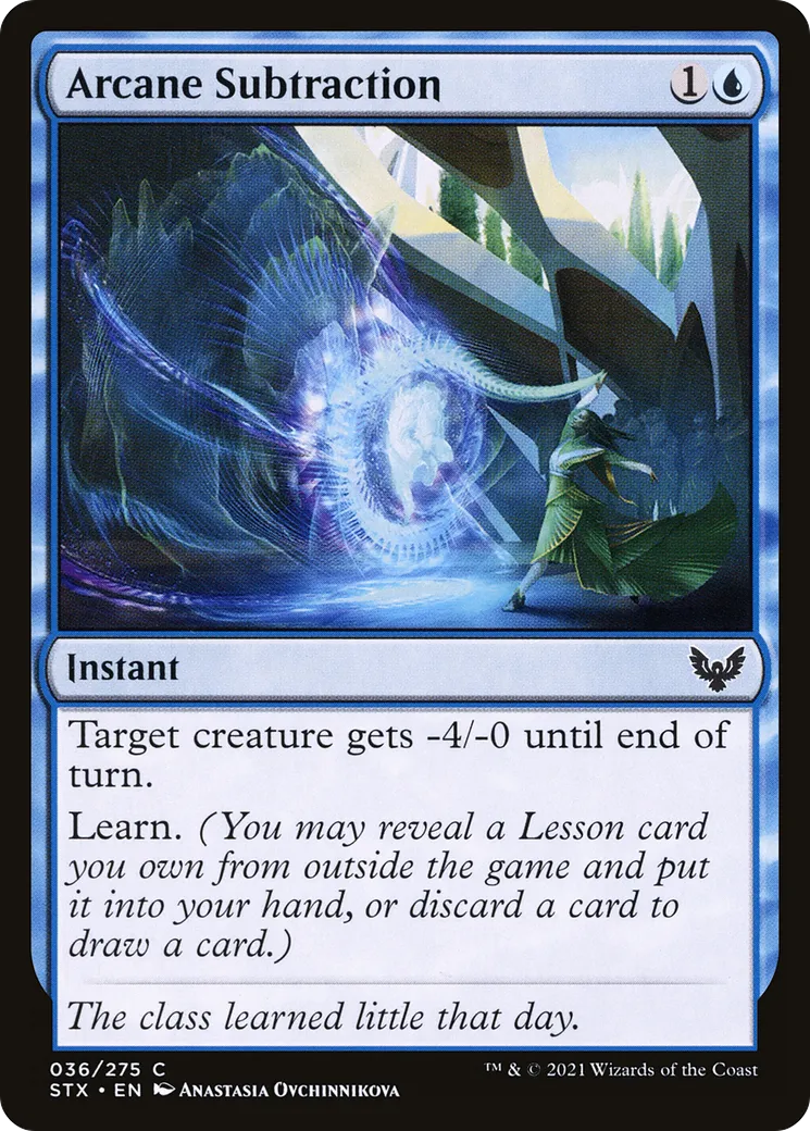 Arcane Subtraction — Strixhaven: School of Mages — Magic: The Gathering