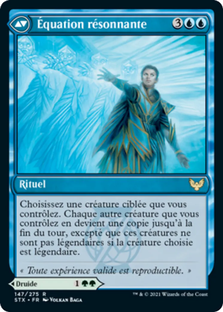 Pugiliste amplificateur // Équation résonnante — Strixhaven: School of Mages — Magic: The Gathering