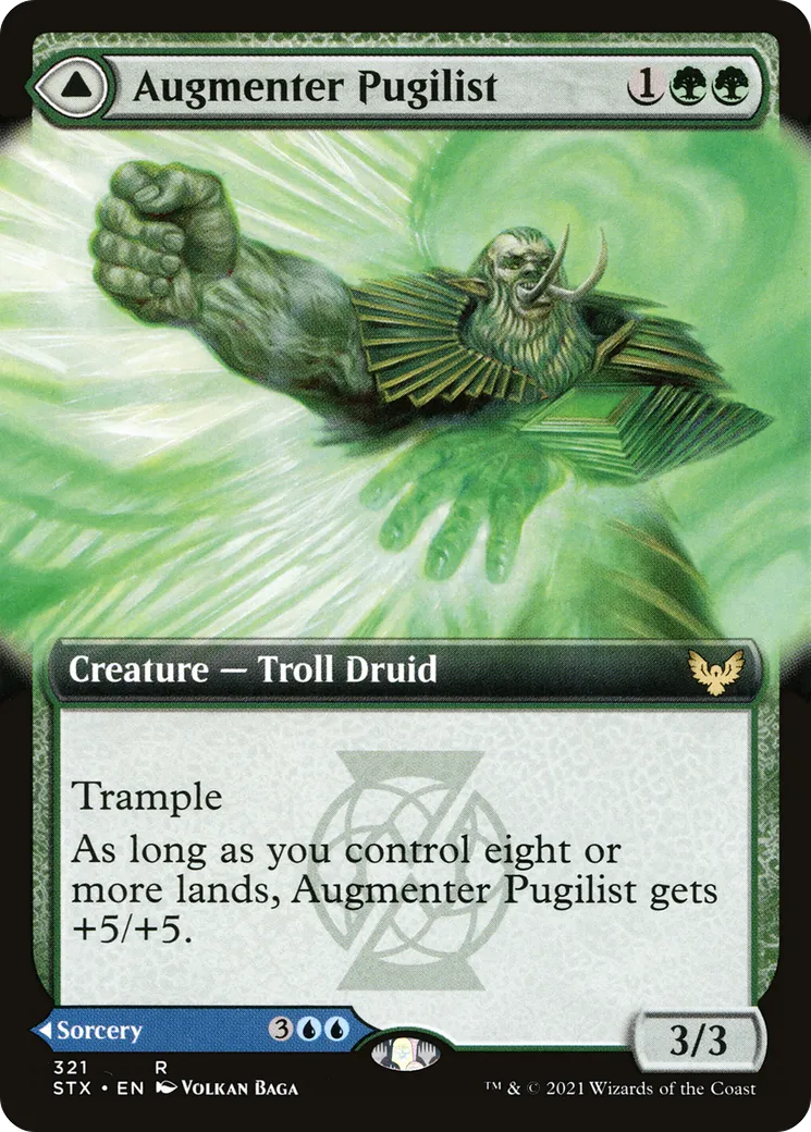 Augmenter Pugilist // Echoing Equation — Strixhaven: School of Mages — Magic: The Gathering