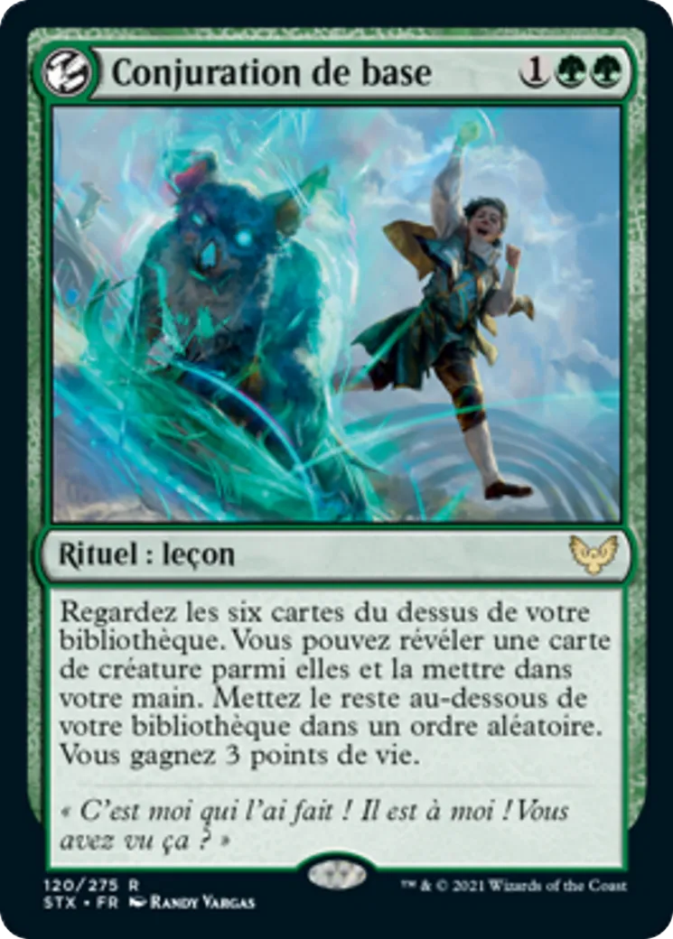 Conjuration de base — Strixhaven: School of Mages — Magic: The Gathering