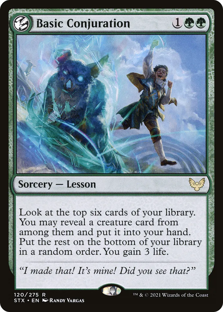Basic Conjuration — Strixhaven: School of Mages — Magic: The Gathering