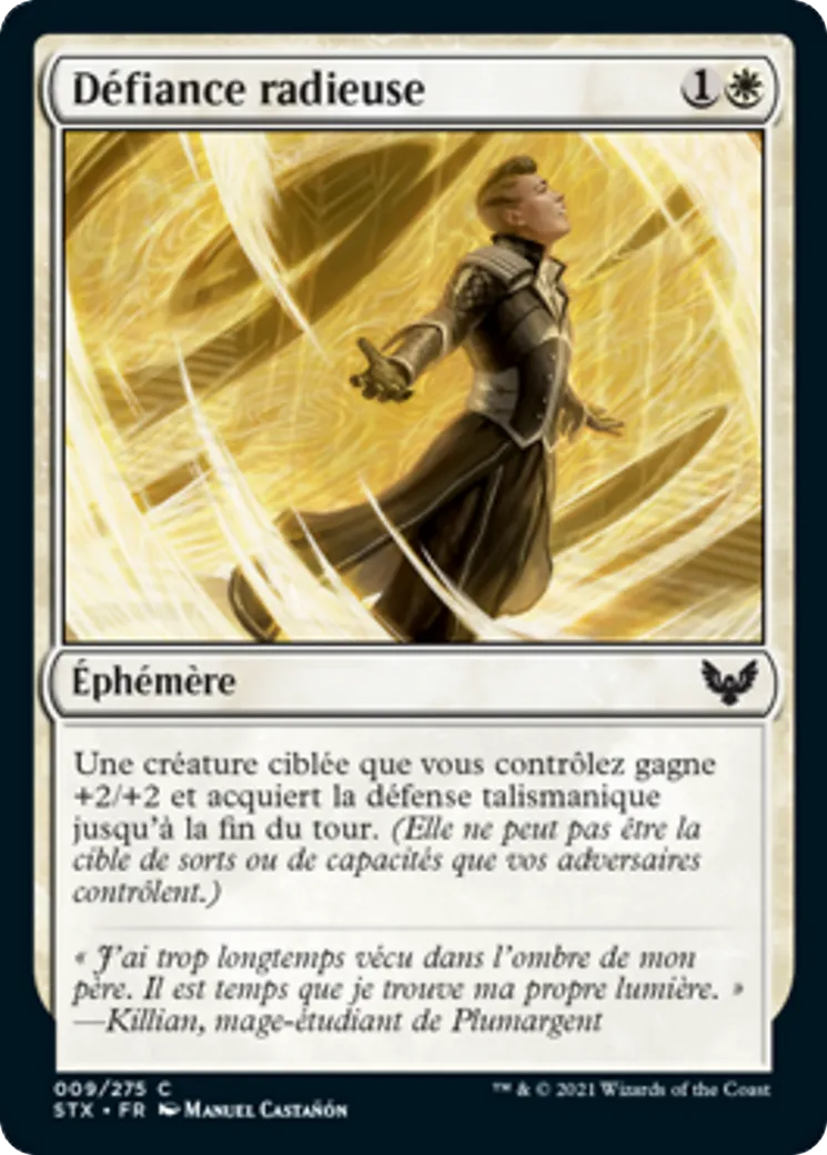 Défiance radieuse — Strixhaven: School of Mages — Magic: The Gathering