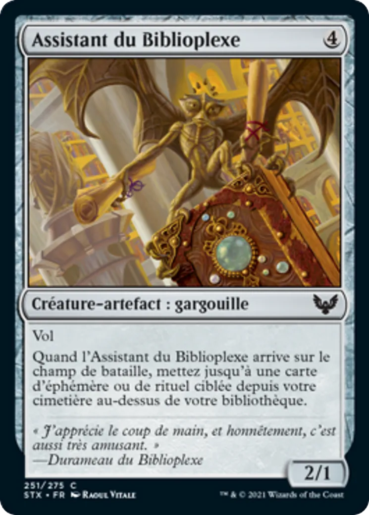 Assistant du Biblioplexe — Strixhaven: School of Mages — Magic: The Gathering