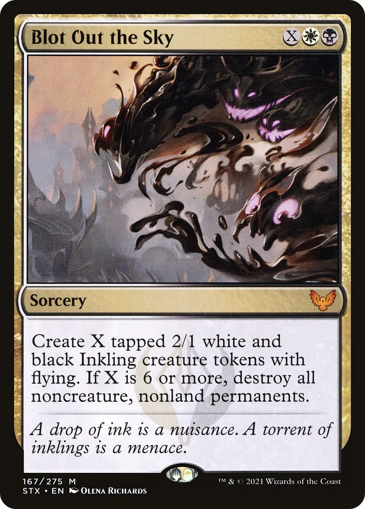 Blot Out the Sky — Strixhaven: School of Mages — Magic: The Gathering