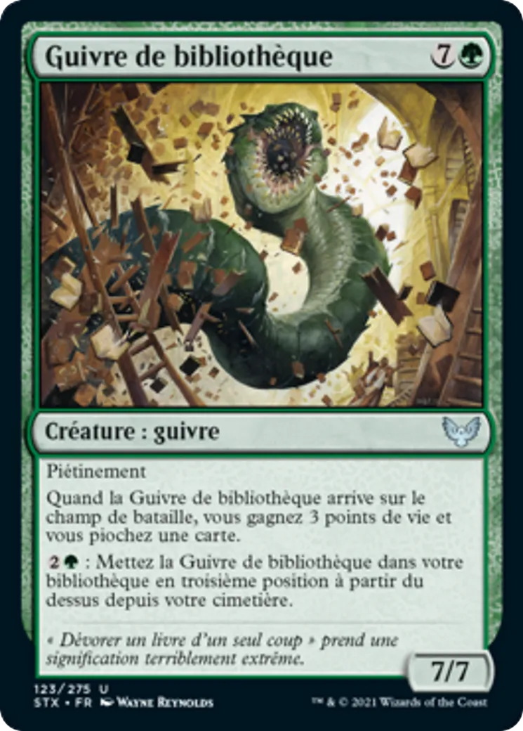 Guivre de bibliothèque — Strixhaven: School of Mages — Magic: The Gathering