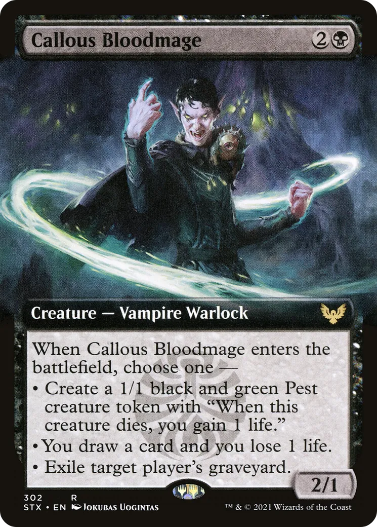 Callous Bloodmage — Strixhaven: School of Mages — Magic: The Gathering