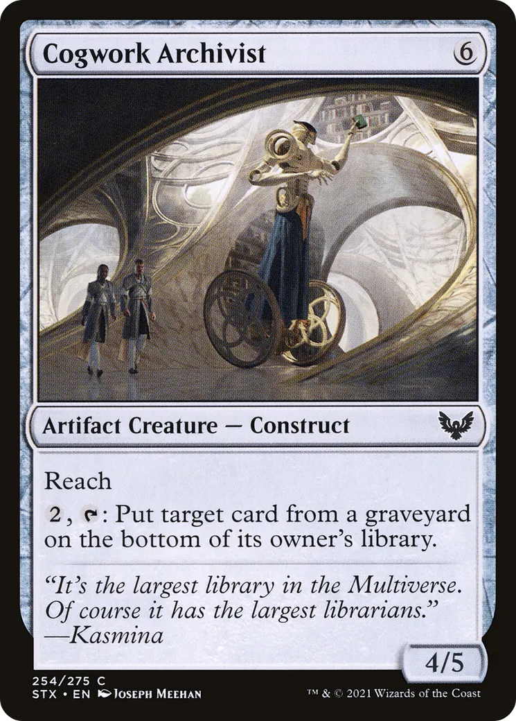 Cogwork Archivist — Strixhaven: School of Mages — Magic: The Gathering
