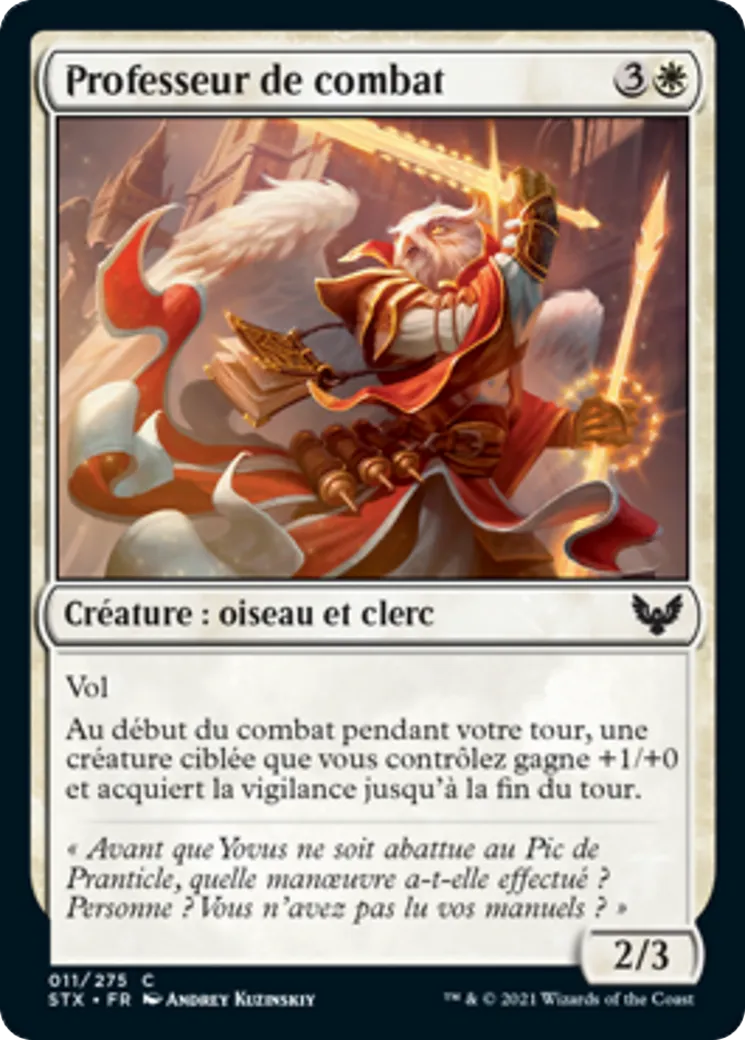 Professeur de combat — Strixhaven: School of Mages — Magic: The Gathering
