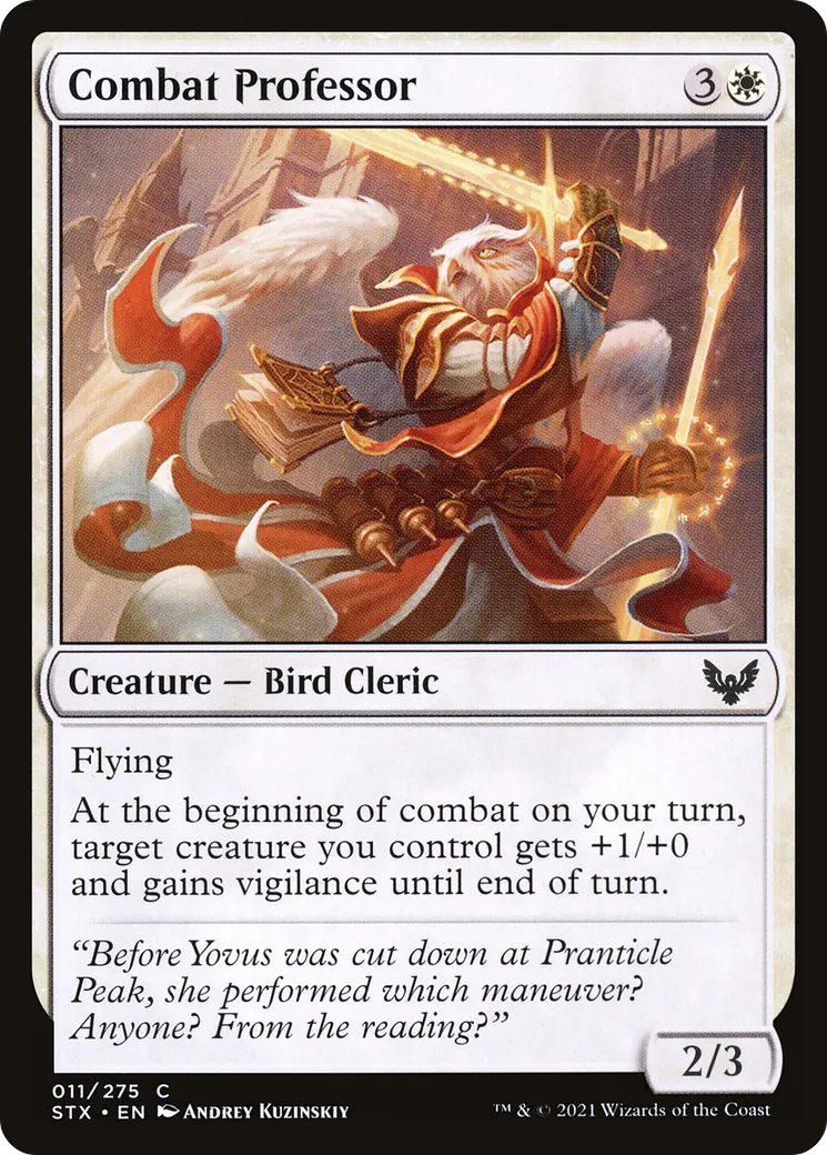 Combat Professor — Strixhaven: School of Mages — Magic: The Gathering