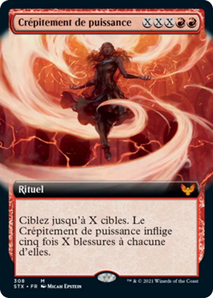 Crépitement de puissance — Strixhaven: School of Mages — Magic: The Gathering