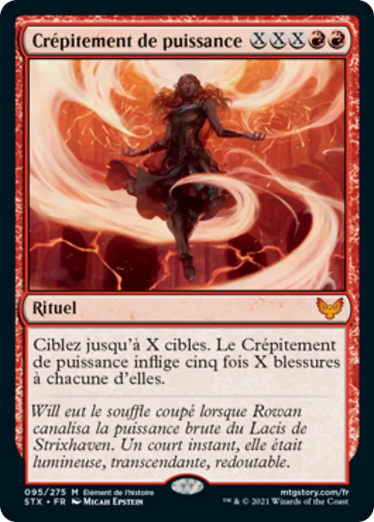 Crépitement de puissance — Strixhaven: School of Mages — Magic: The Gathering