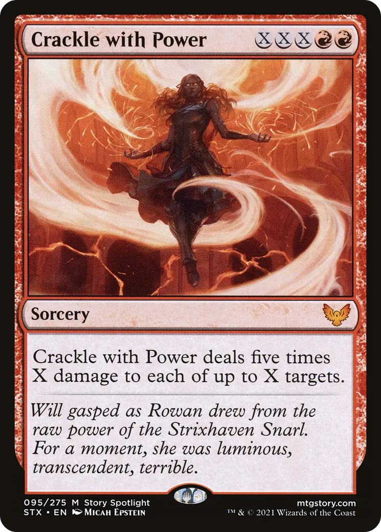 Crackle with Power — Strixhaven: School of Mages — Magic: The Gathering