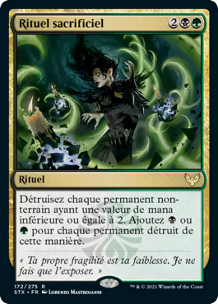 Rituel sacrificiel — Strixhaven: School of Mages — Magic: The Gathering