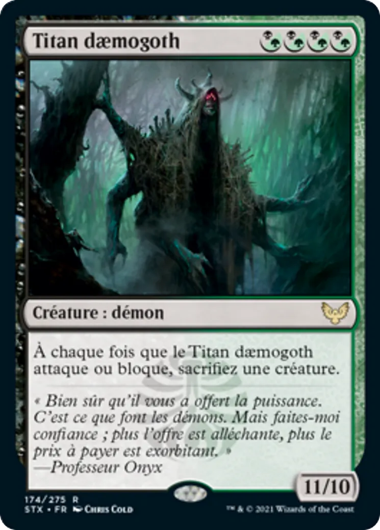 Titan daemogoth — Strixhaven: School of Mages — Magic: The Gathering