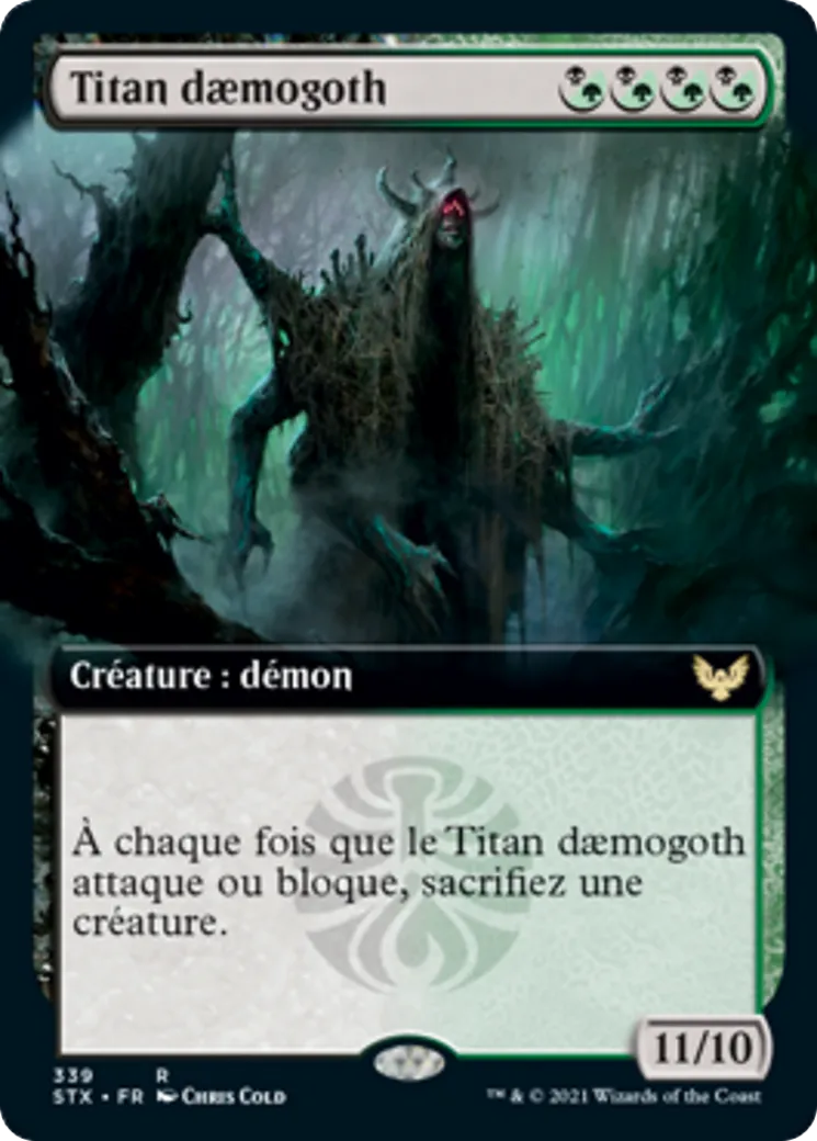 Titan daemogoth — Strixhaven: School of Mages — Magic: The Gathering