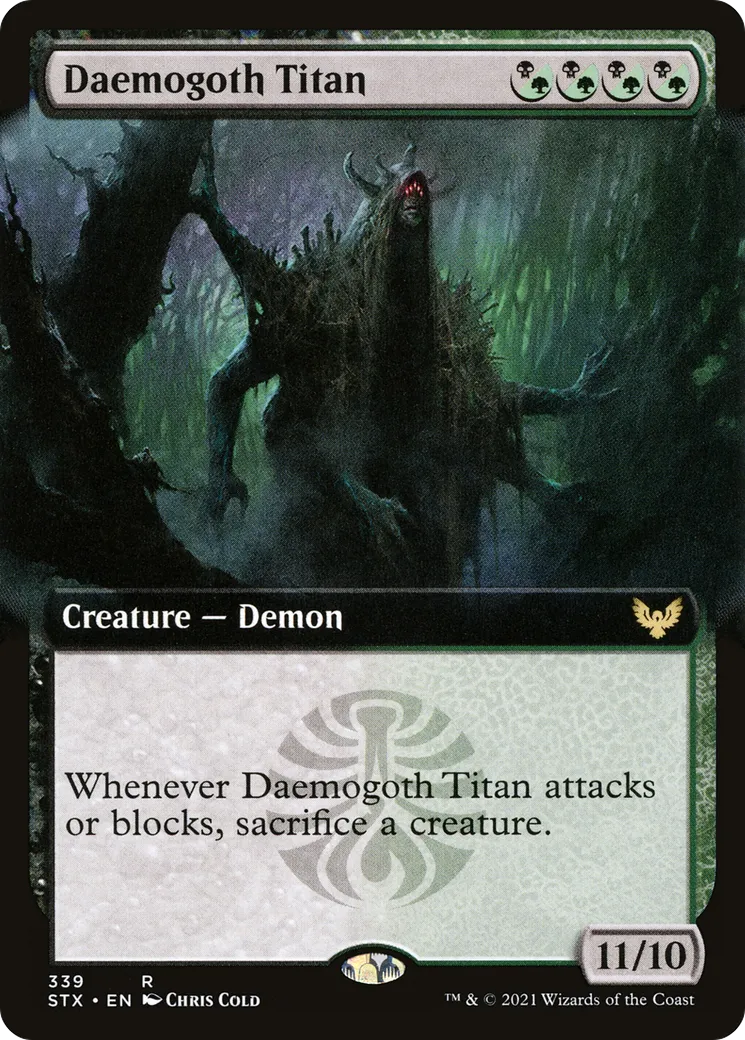 Daemogoth Titan — Strixhaven: School of Mages — Magic: The Gathering