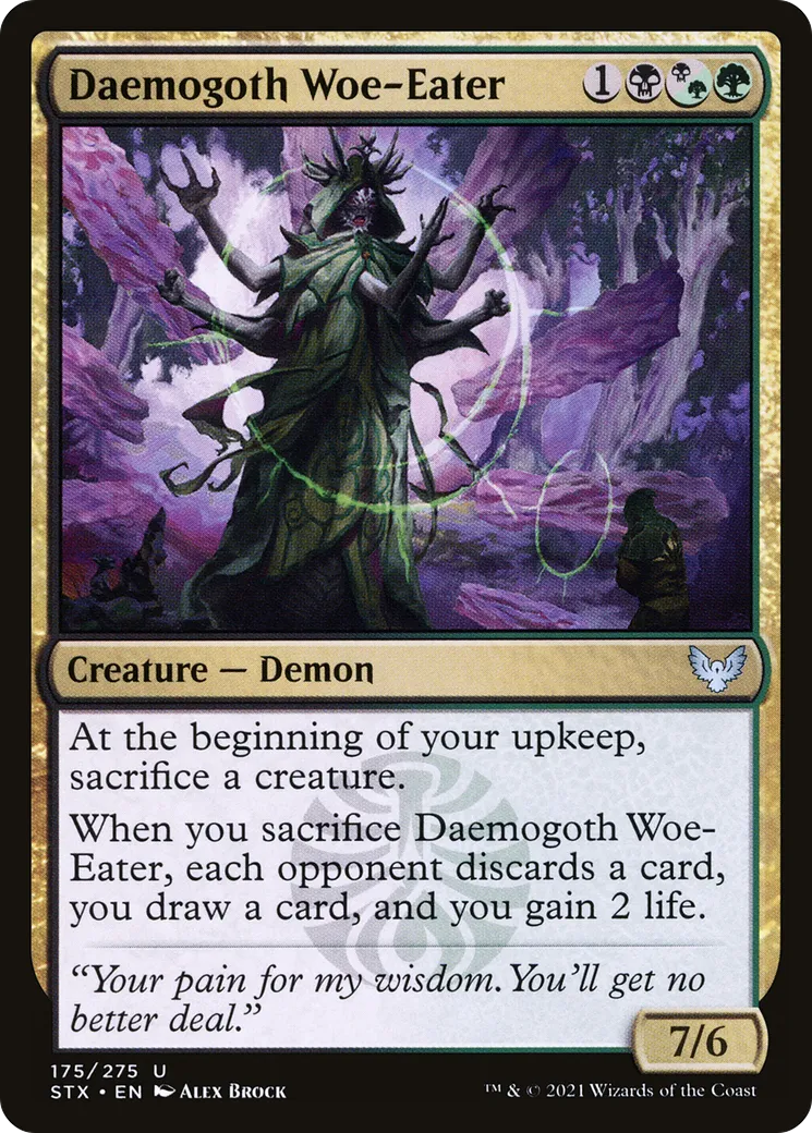 Daemogoth Woe-Eater — Strixhaven: School of Mages — Magic: The Gathering