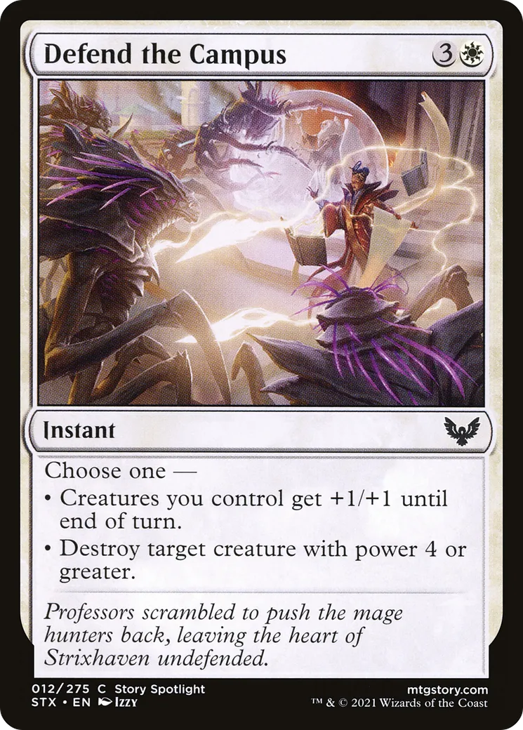 Défendre le campus — Strixhaven: School of Mages — Magic: The Gathering