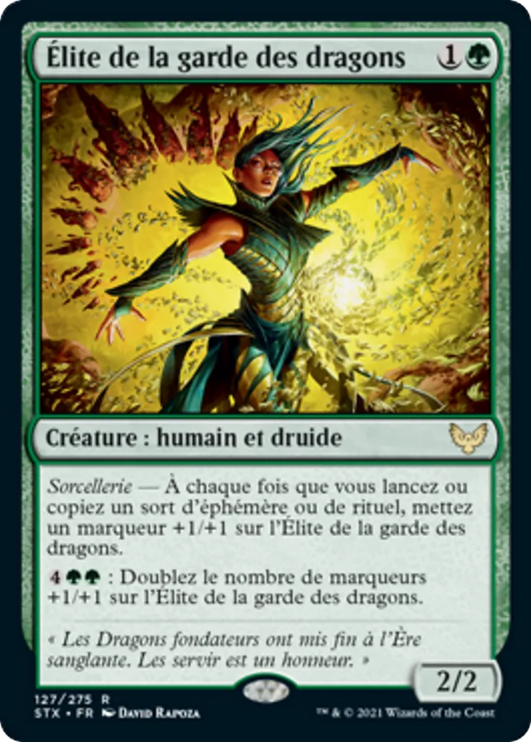 Élite de la garde des dragons — Strixhaven: School of Mages — Magic: The Gathering