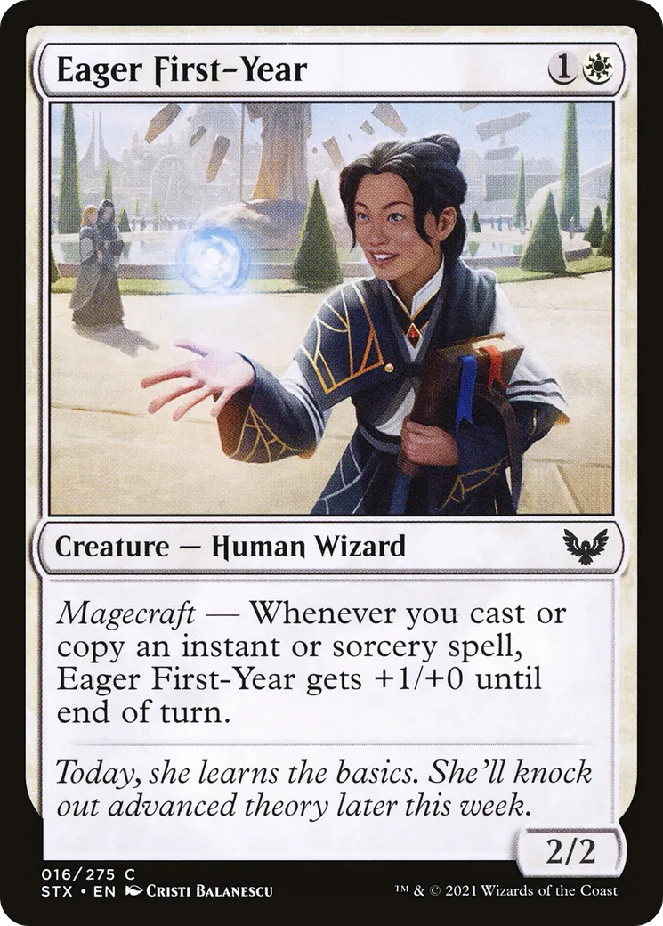 Première année impatiente — Strixhaven: School of Mages — Magic: The Gathering