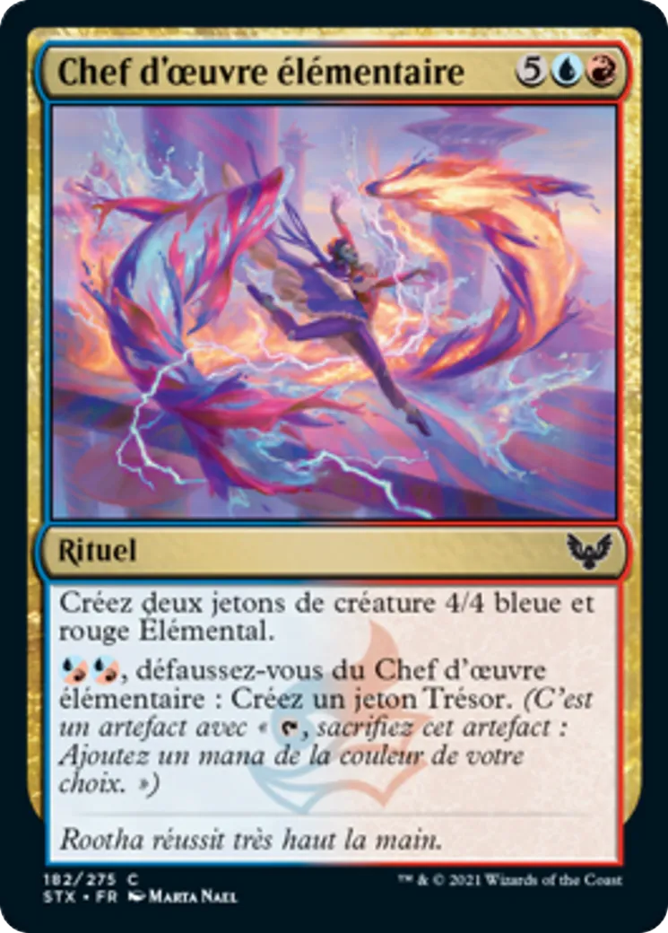 Chef d'œuvre élémentaire — Strixhaven: School of Mages — Magic: The Gathering
