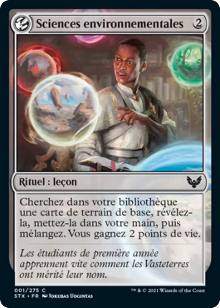 Sciences environnementales — Strixhaven: School of Mages — Magic: The Gathering