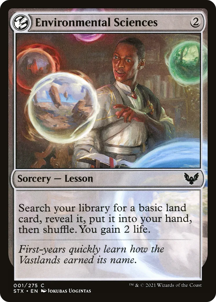 Sciences environnementales — Strixhaven: School of Mages — Magic: The Gathering