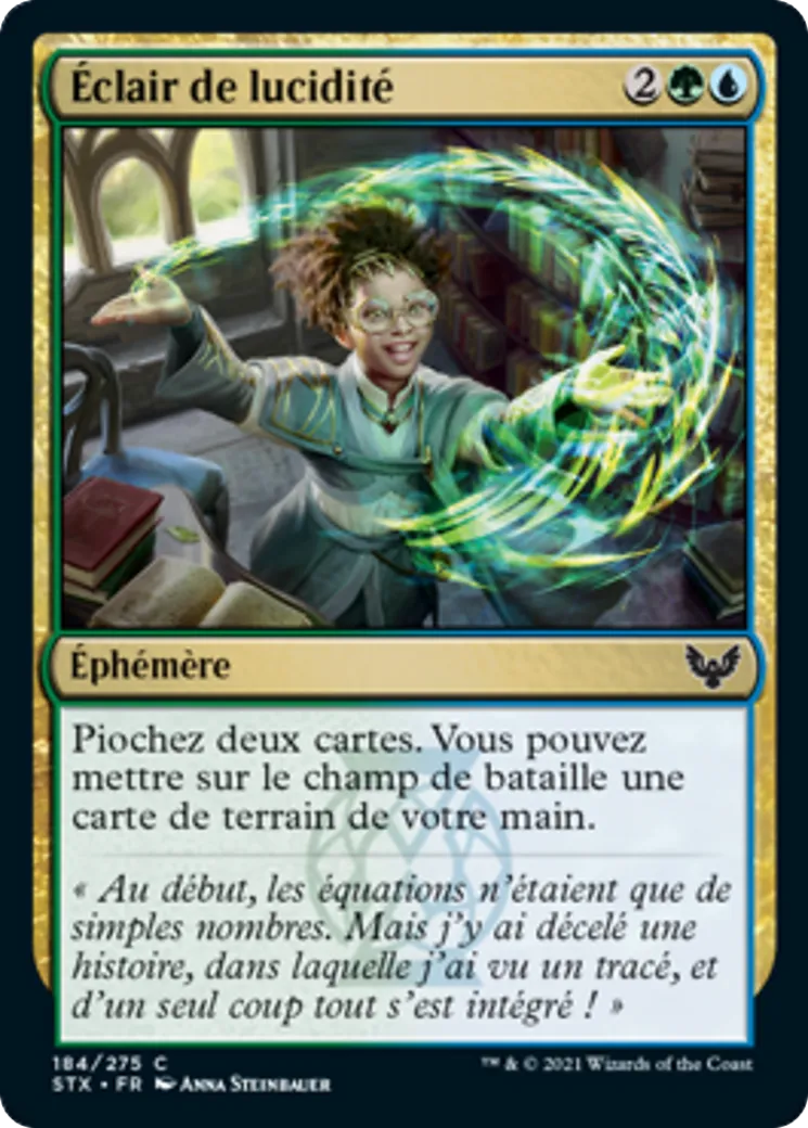 Éclair de lucidité — Strixhaven: School of Mages — Magic: The Gathering