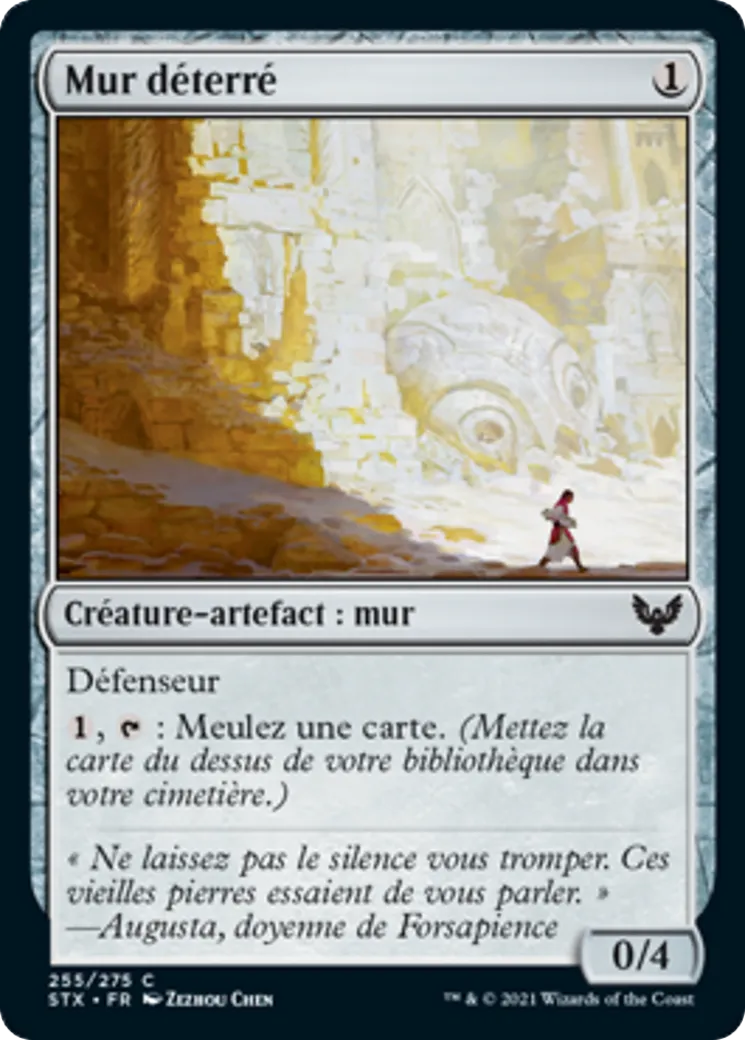Mur déterré — Strixhaven: School of Mages — Magic: The Gathering