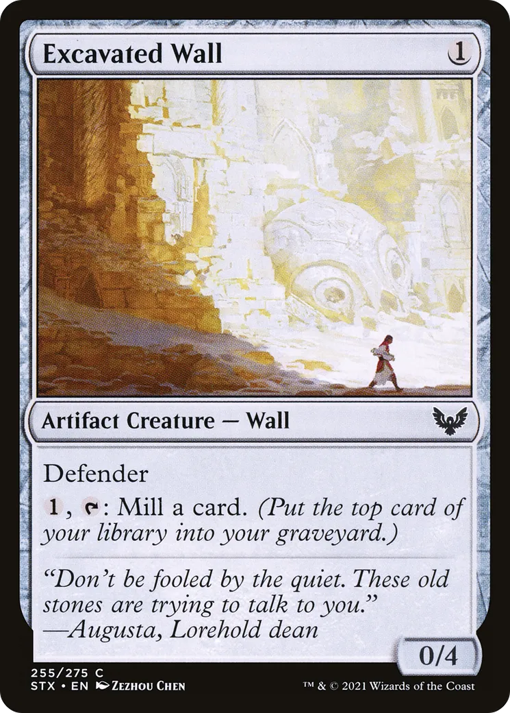 Excavated Wall — Strixhaven: School of Mages — Magic: The Gathering