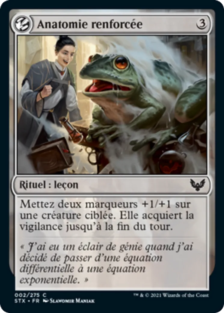 Anatomie renforcée — Strixhaven: School of Mages — Magic: The Gathering