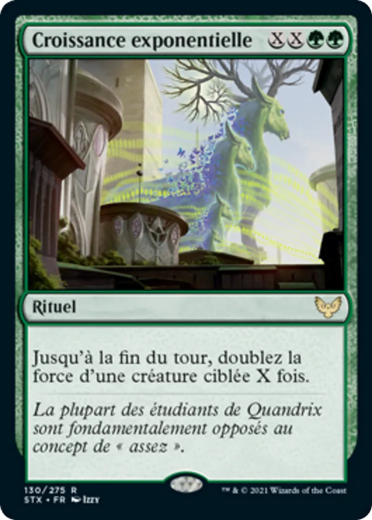 Croissance exponentielle — Strixhaven: School of Mages — Magic: The Gathering