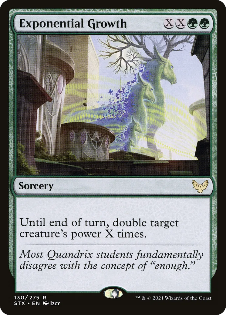 Croissance exponentielle — Strixhaven: School of Mages — Magic: The Gathering