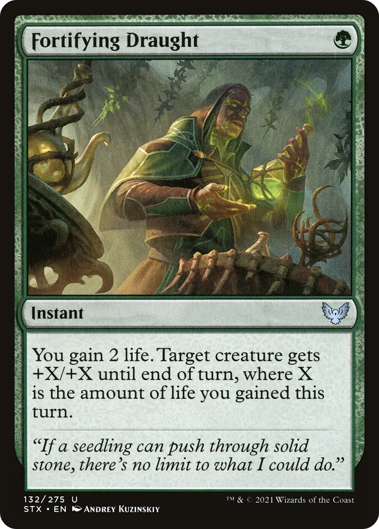 Fortifying Draught — Strixhaven: School of Mages — Magic: The Gathering