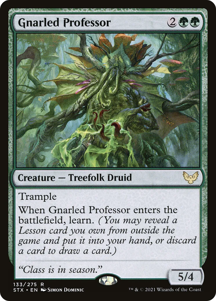 Professeur noueux — Strixhaven: School of Mages — Magic: The Gathering