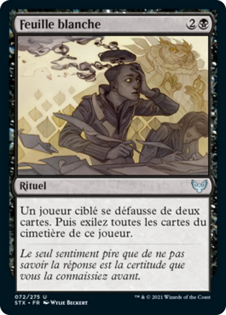Feuille blanche — Strixhaven: School of Mages — Magic: The Gathering