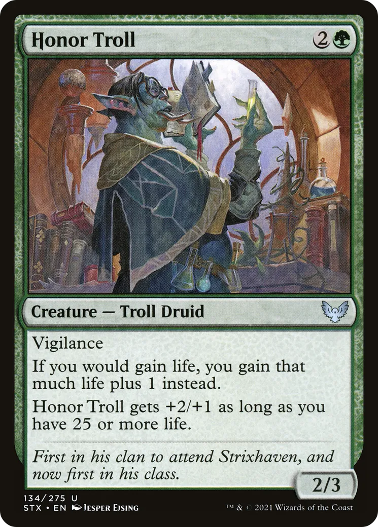 Troll diplômé — Strixhaven: School of Mages — Magic: The Gathering