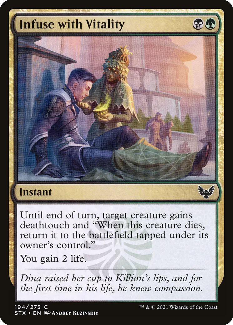 Infuse with Vitality — Strixhaven: School of Mages — Magic: The Gathering