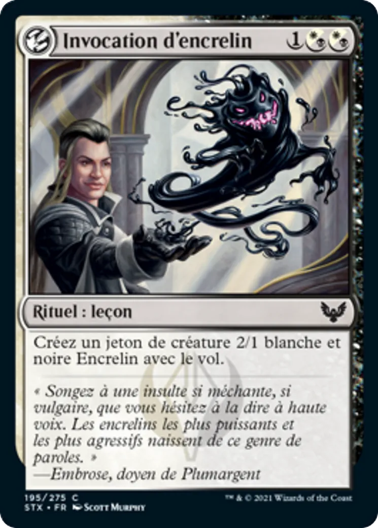 Invocation d'encrelin — Strixhaven: School of Mages — Magic: The Gathering