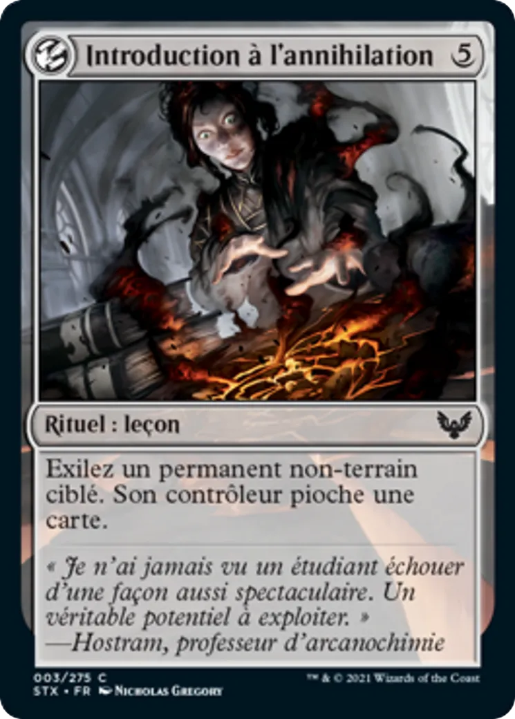Introduction à l'annihilation — Strixhaven: School of Mages — Magic: The Gathering