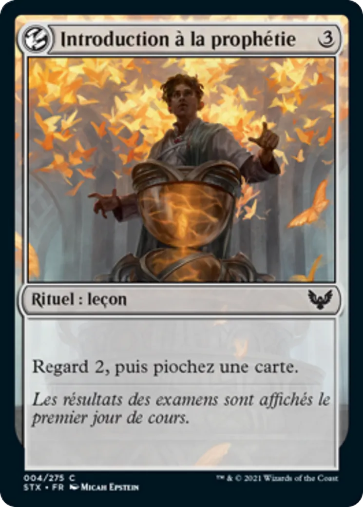 Introduction à la prophétie — Strixhaven: School of Mages — Magic: The Gathering