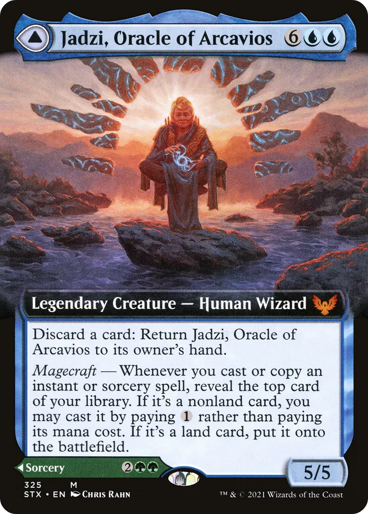 Jadzi, Oracle of Arcavios // Journey to the Oracle — Strixhaven: School of Mages — Magic: The Gathering