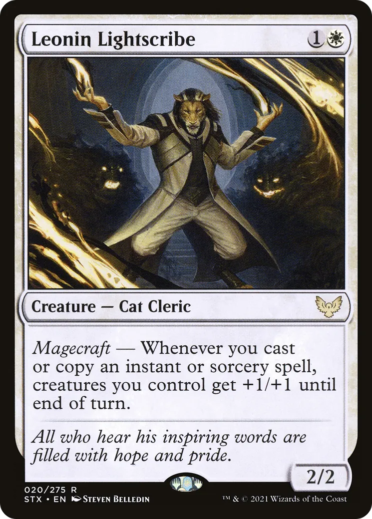 Leonin Lightscribe — Strixhaven: School of Mages — Magic: The Gathering