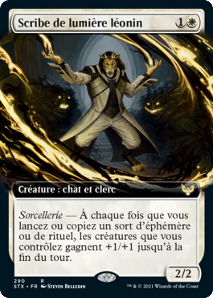 Scribe de lumière léonin — Strixhaven: School of Mages — Magic: The Gathering