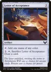 Product image for Letter of Acceptance